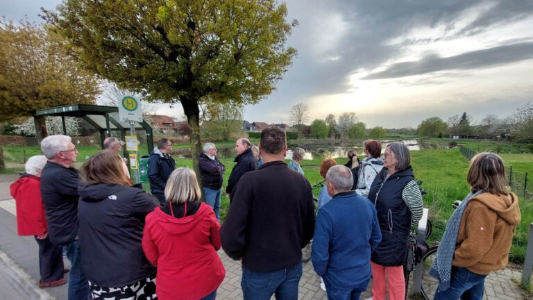 Themenstammtisch an der Issumer Fleuth zur WRRL-Maßnahme