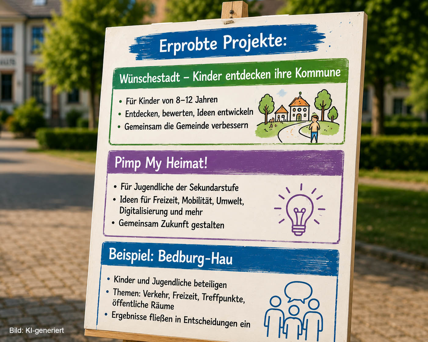 Antrag Beteiligungsprojekte für Kinder und Jugendliche